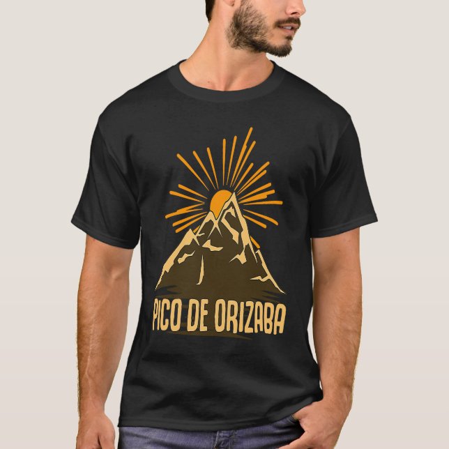 Mountain Pico de Oriziba T Shirt (Framsida)