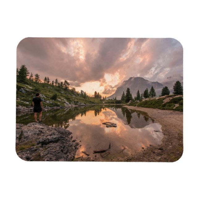 Mountain Pond Magnet (Horisontell)