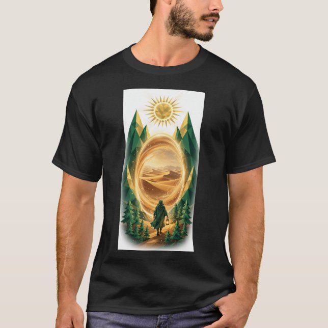 Mountain Portal — Topp T-Shirt (Framsida)