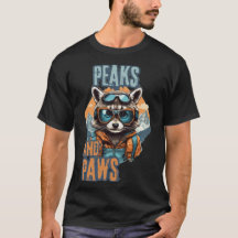 Mountain Raccoon Urban Art Stil