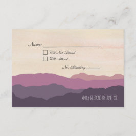 "Mountain Range"-Bröllop OSA vykort 3,5" x5"