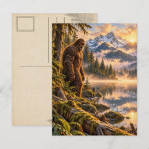 Mountain Reflections Bigfoot Postkort