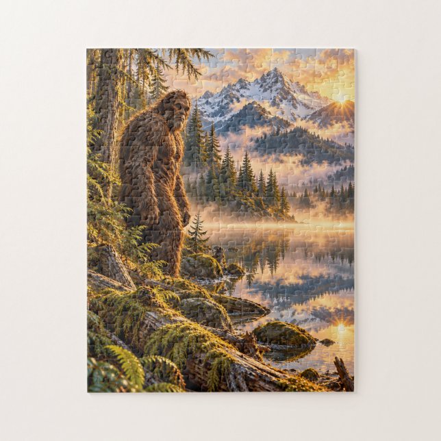 Mountain Reflections Bigfoot Pussel (Vertikal)
