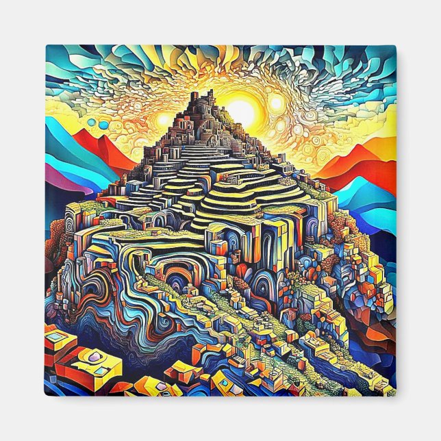 Mountain Ruins 1 Magnet (Framsidan)