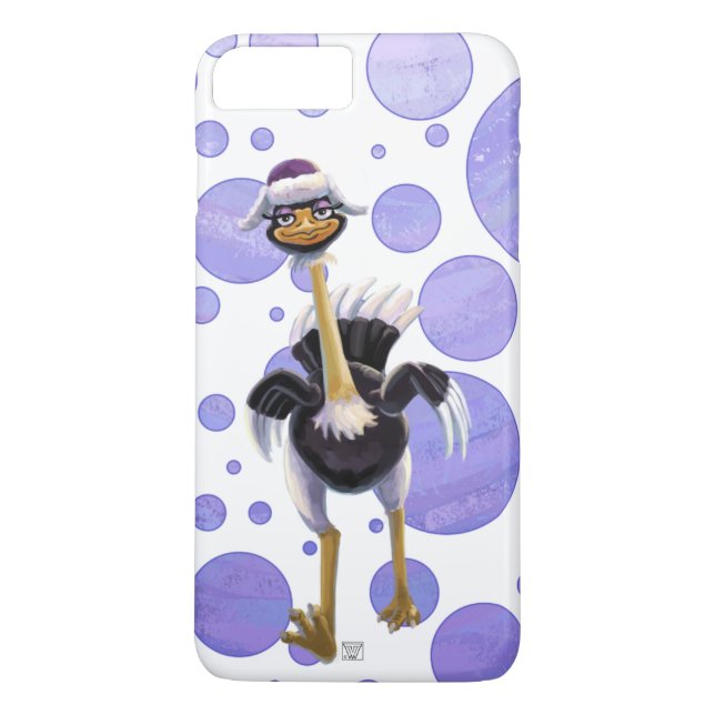 Mountain Running Ostrich Case-Mate iPhone Skal (Baksida)