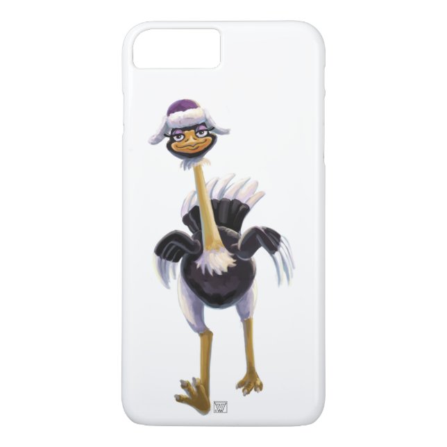 Mountain Running Ostrich Case-Mate iPhone Skal (Baksida)