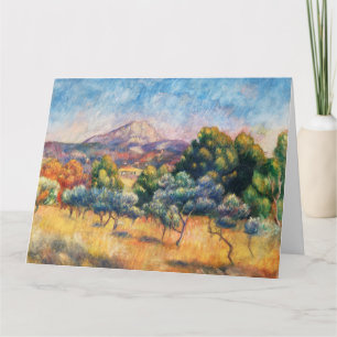 Mountain Sainte-Victoire Paysage av Renoir Kort