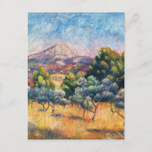 Mountain Sainte-Victoire Paysage av Renoir Vykort