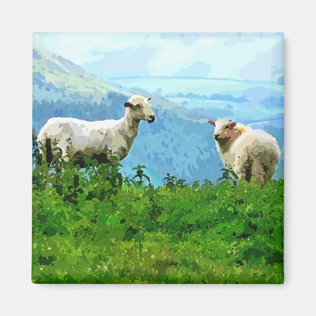 MOUNTAIN SHEEP MAGNET (Framsidan)