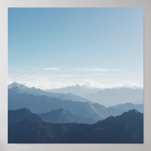 Mountain Silence Panorama Poster (Framsidan)