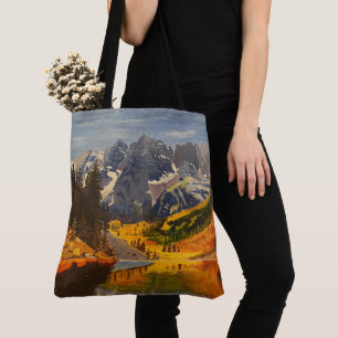 Mountain Sjö, av Gary Poling Tygkasse
