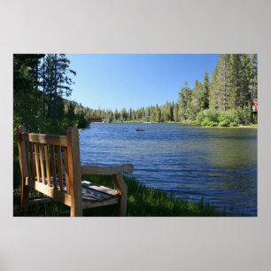 Mountain Sjö, Bench Poster