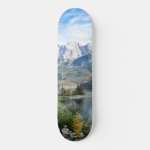 Mountain Sjö Bliss #4 #kabin #decor #wall #art Mini Skateboard Bräda 18,5 Cm