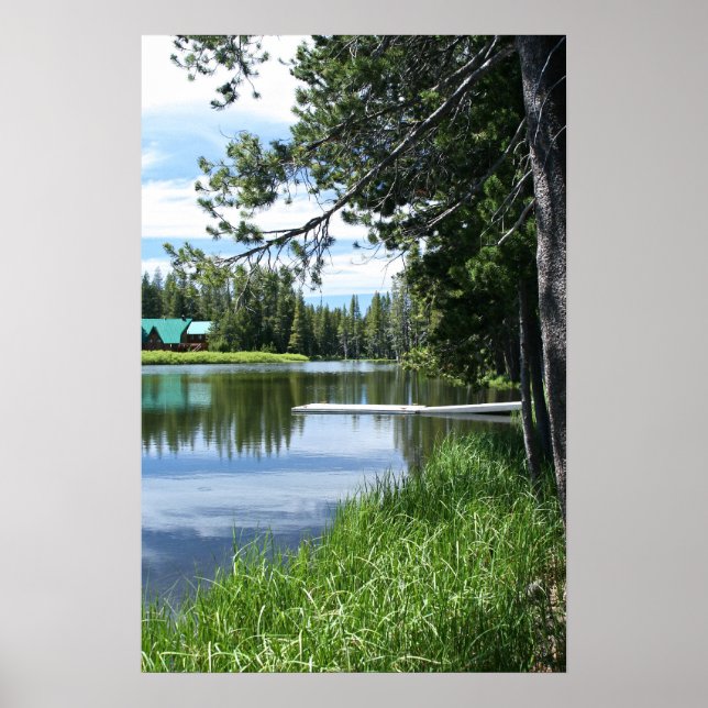 Mountain Sjö, Dock Dock Poster (Framsidan)