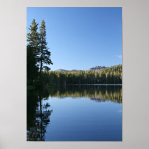 Mountain Sjö, Dusk Poster