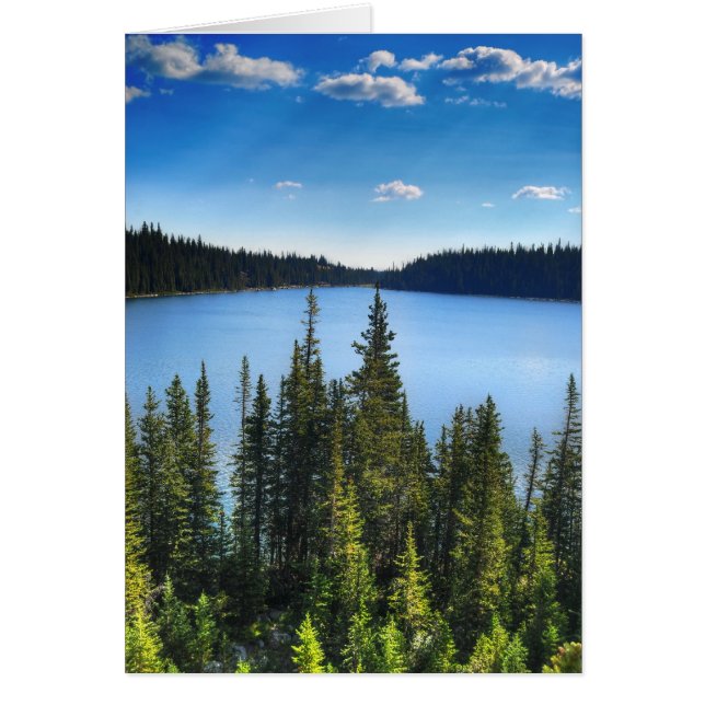 Mountain Sjö Hälsningskort (Framsidan)