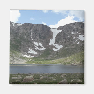 Mountain Sjö på Mt Evans i Colorado Magnet