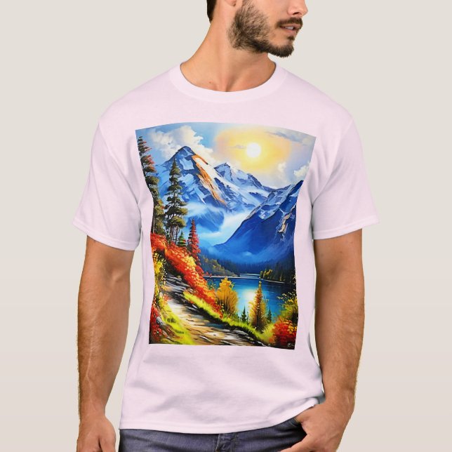 Mountain Sjö: Scenia View T Shirt (Framsida)