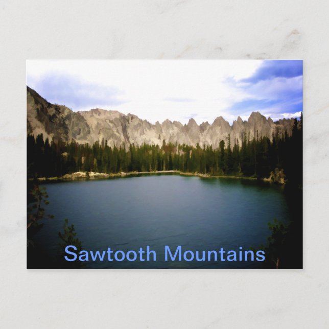 Mountain Sjö Vykort (Framsida)