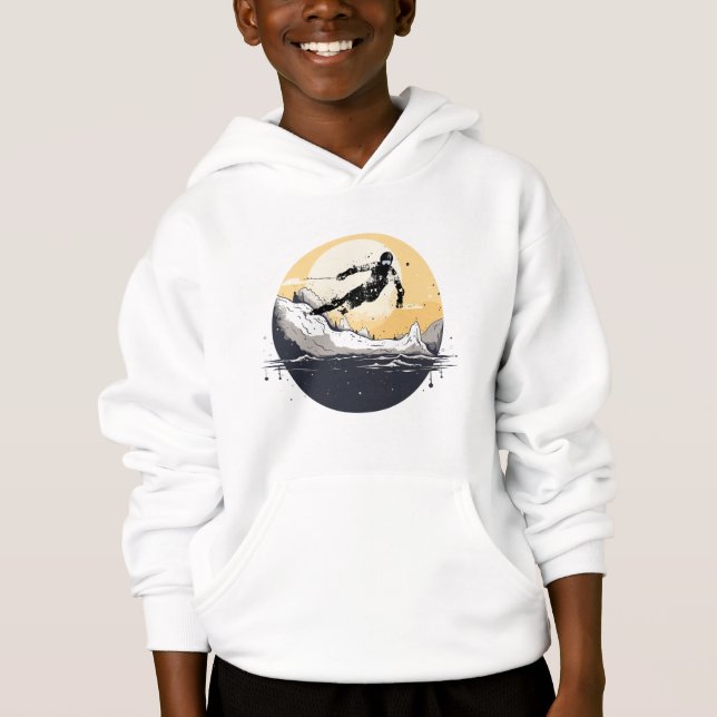 Mountain Ski Äventyr T Shirt (Framsida)