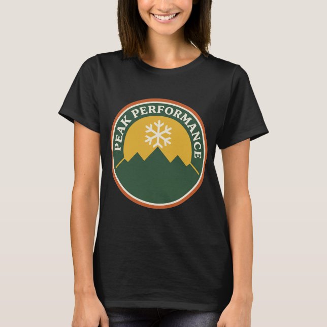 Mountain Snowflake Shirt Peak Performance T (Framsida)