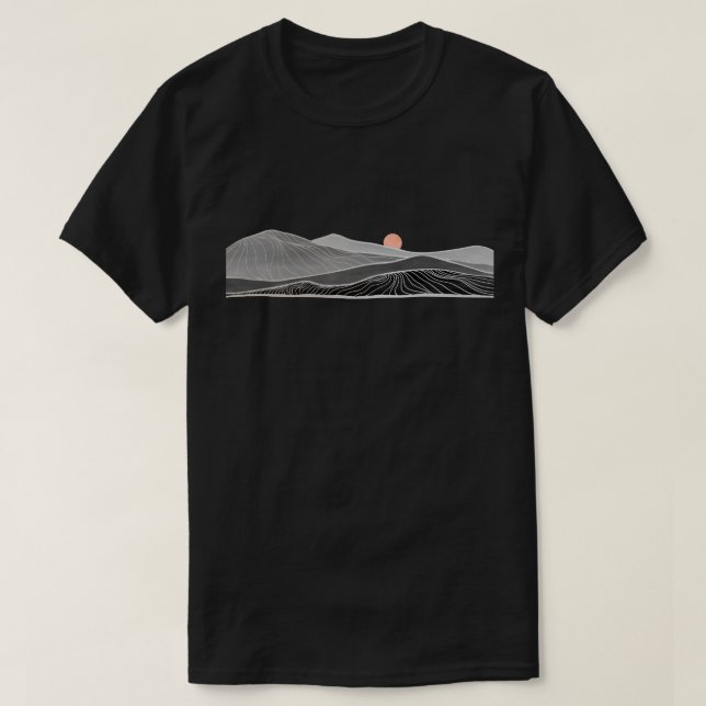 Mountain Sol T Shirt (Design framsida)