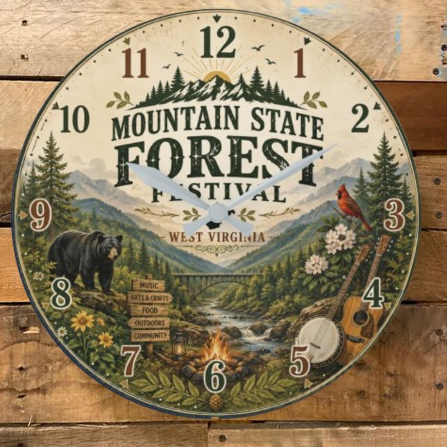 Mountain State Forest Festival West Virginia Stor Klocka (Skapare uppladdad)