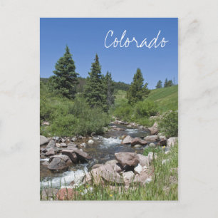 Mountain Stream Colorado Vykort