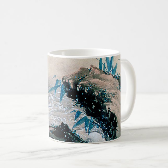 Mountain Stream, Hokusai Kaffemugg (Framsida höger)