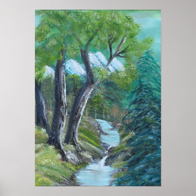 Mountain Stream Poster (Framsidan)