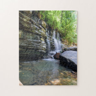Mountain Stream Swimming Hål - 11 x 14 tum Pussel