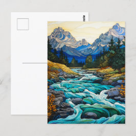 Mountain Stream Vykort