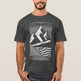Mountain Stripes Outdoor T Shirt