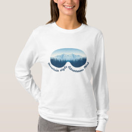 Mountain Style, Adventurous Mind – Ski Goggle  T Shirt
