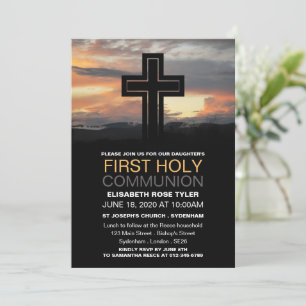 Mountain Sunrise, första Heligan Communion Inbjudningar