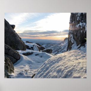 Mountain Sunrise Poster