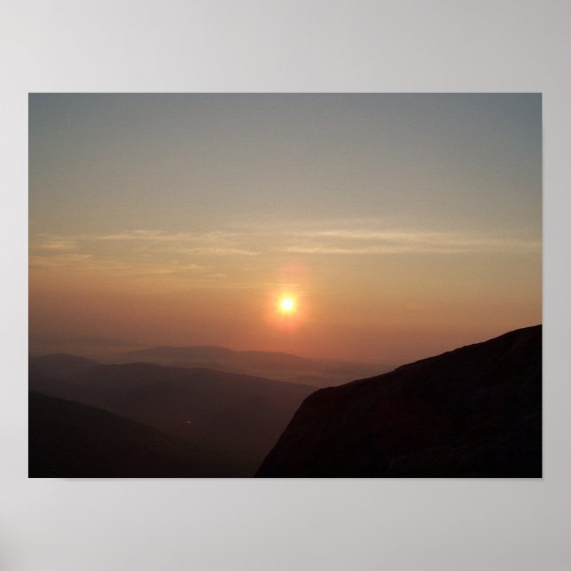 Mountain Sunrise Poster (Framsidan)
