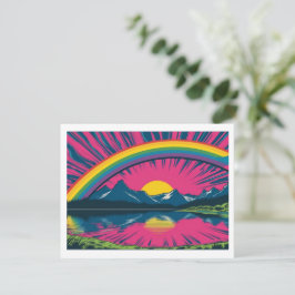 Mountain Sunset Anteckningskort