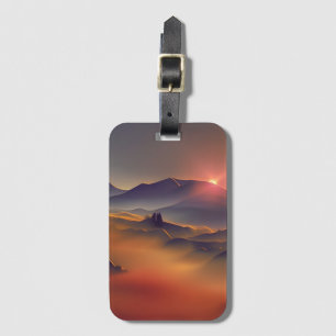 Mountain Sunset Bagagebricka