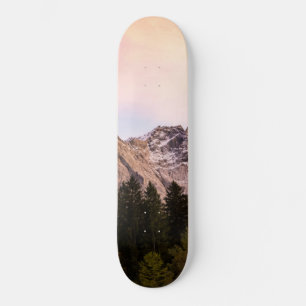 Mountain Sunset Bliss #2 #kabin #decor #wall #art Mini Skateboard Bräda 18,5 Cm