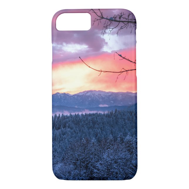 Mountain Sunset IPhone Cover Case-Mate iPhone Skal (Baksida)