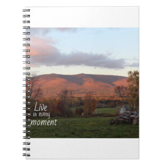 Mountain Sunset Notebook Anteckningsbok