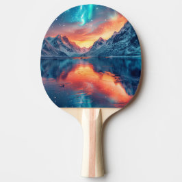 Mountain Sunset on Sjö - Custom Name Pingisracket