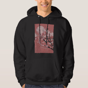 Mountain Sunset Rosa Flower Japan Sakura Cherry Bl Hoodie