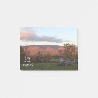 Mountain Sunset Sticky-anteckningar Post-it Block