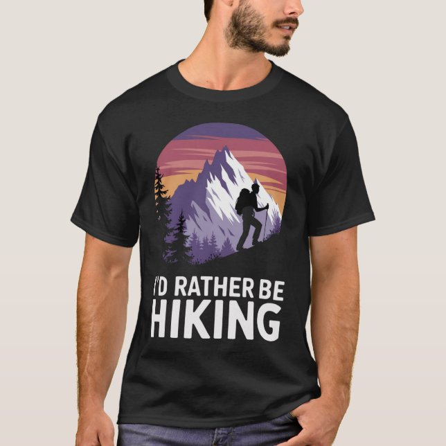 Mountain Sunset T Shirt (Framsida)