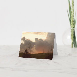 Mountain Top Sunset: Tomt kort