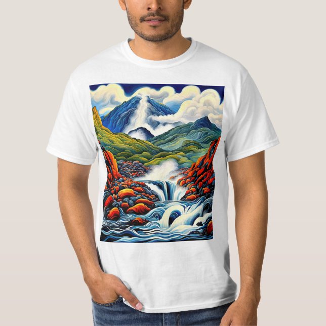 Mountain Torrent T Shirt (Framsida)