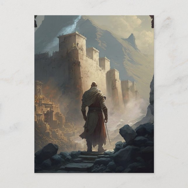 Mountain Town Siege Vykort (Framsida)