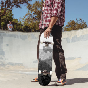 Mountain Träd Bliss #4 #kabin #decor #wall #art Mini Skateboard Bräda 18,5 Cm